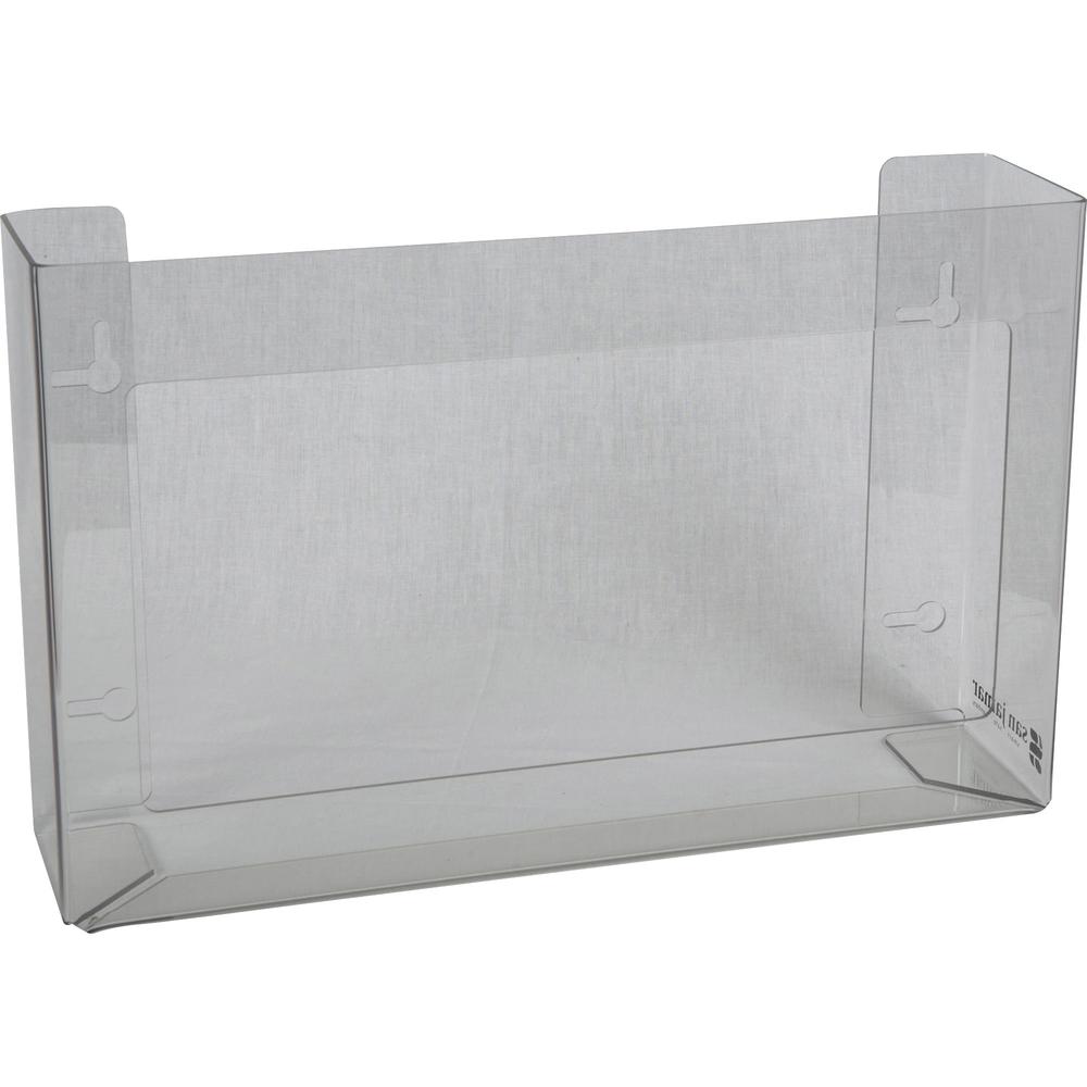 San Jamar Disposable Glove Dispenser - 16" x 4" x 10.5" x - 1 Each - Clear