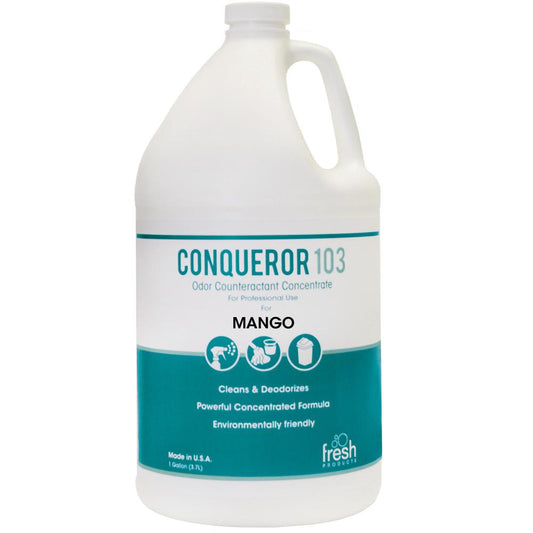 Fresh Products Bio Conqueror 103 Deodorizer - Concentrate - 128 fl oz (4 quart) - Mango ScentBottle - 1 Each - Clear