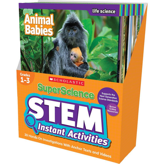 Scholastic SuperScience STEM Instant Activities Printed Book - Grade 1-3