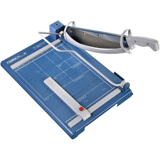 Dahle 564 Premium Guillotine Trimmer - 40 Sheet Cutting Capacity - 14" Cutting Length - Safety Guard, Self-sharpening, Sturdy, Non-skid Rubber Feet, Laser Guide, Screened Guide, Burr-free Cut, Durable