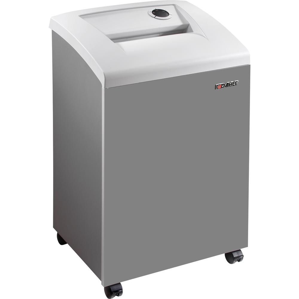 Dahle 50414 Oil-Free Paper Shredder w/Jam Protection - Non-continuous Shredder - Cross Cut - 20 Per Pass - for shredding Staples, Paper Clip, Credit Card, CD, DVD - 0.125" x 1.563" Shred Size - P-4 -