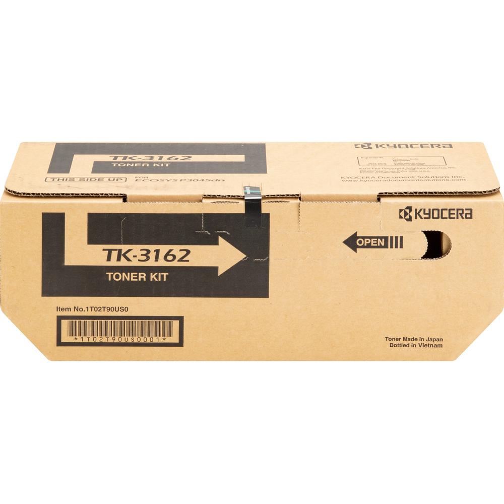 Kyocera TK-3162 Original Laser Toner Cartridge - Black - 1 Each - 12500 Pages