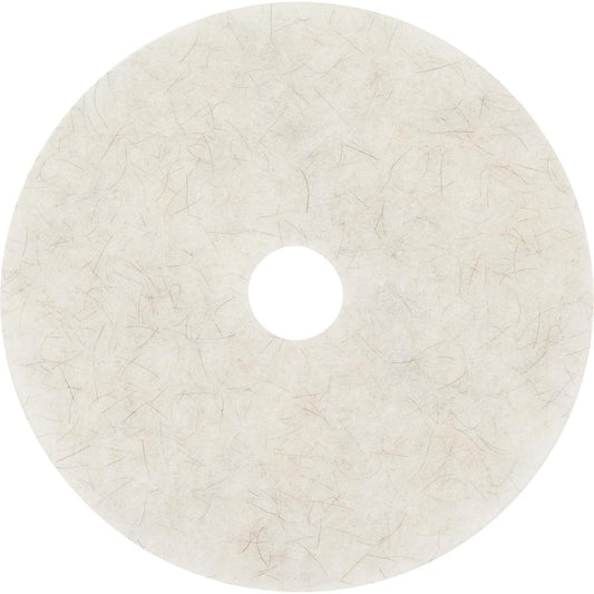 Niagara 3300N Floor Pads - 5/Carton - Round x 27" Diameter x 1" Thickness - Burnishing, Polishing, Buffing - 1500 rpm to 3000 rpm Speed Supported - Scuff Mark Remover, Clog Resistant - Polyester Fiber