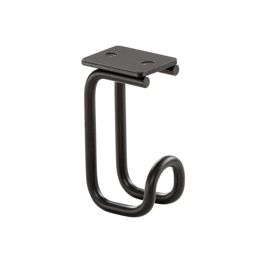 6-Pack Accessory Hooks Black