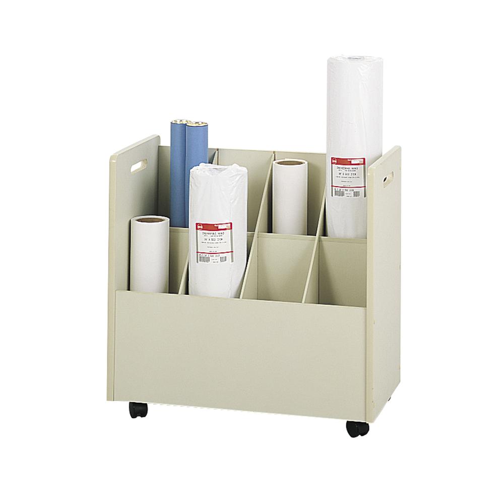 Mobile Roll File, 8 Compartment