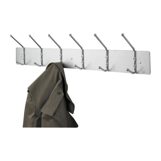 Wall Rack Coat Hook, 6 Hook - Each