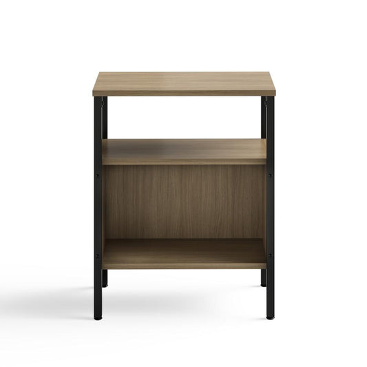 Safco® Simple Storage - Walnut