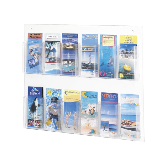 Clear2c™ 12 Pamphlet Display Clear