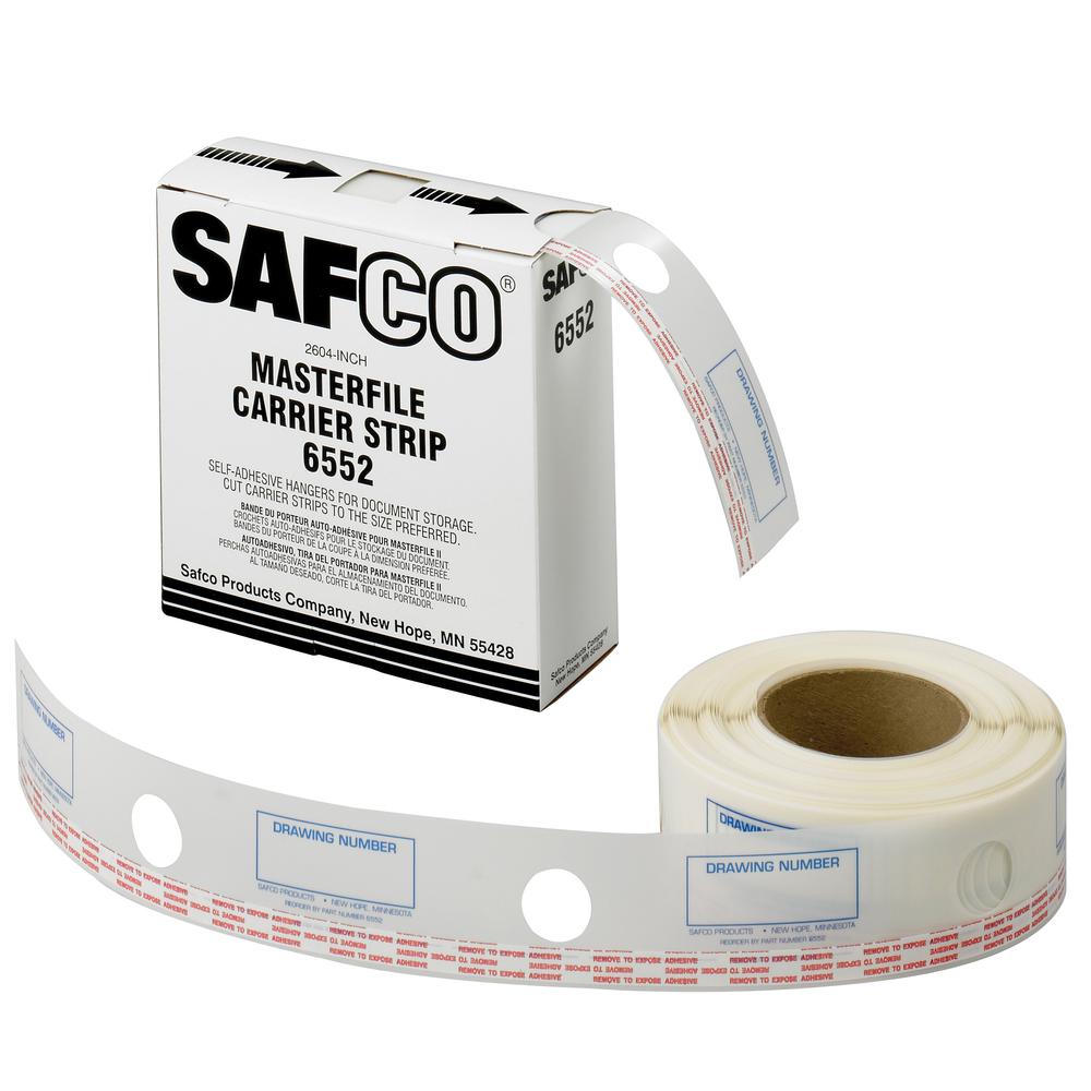 Safco MasterFile Polyester Strips 2¼"w x 217'l