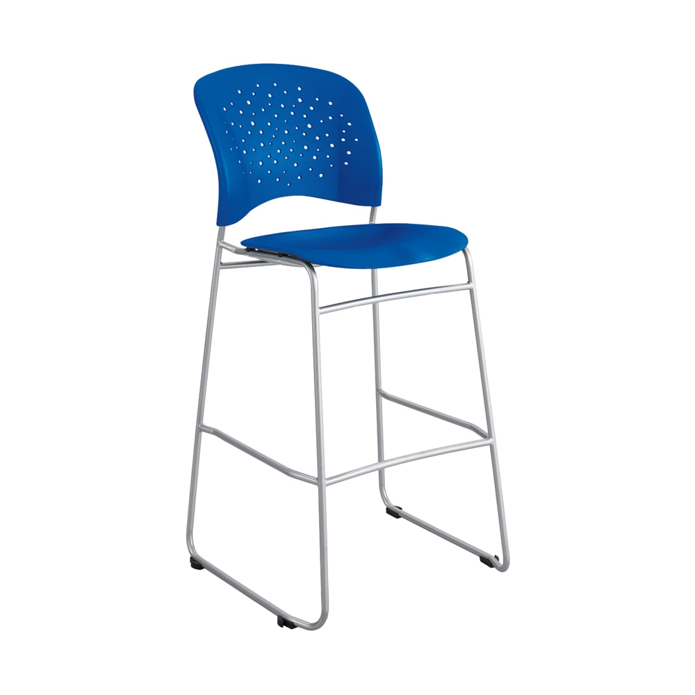 Reve‚Ñ¢ Bistro-Height Chair Round Back Blue