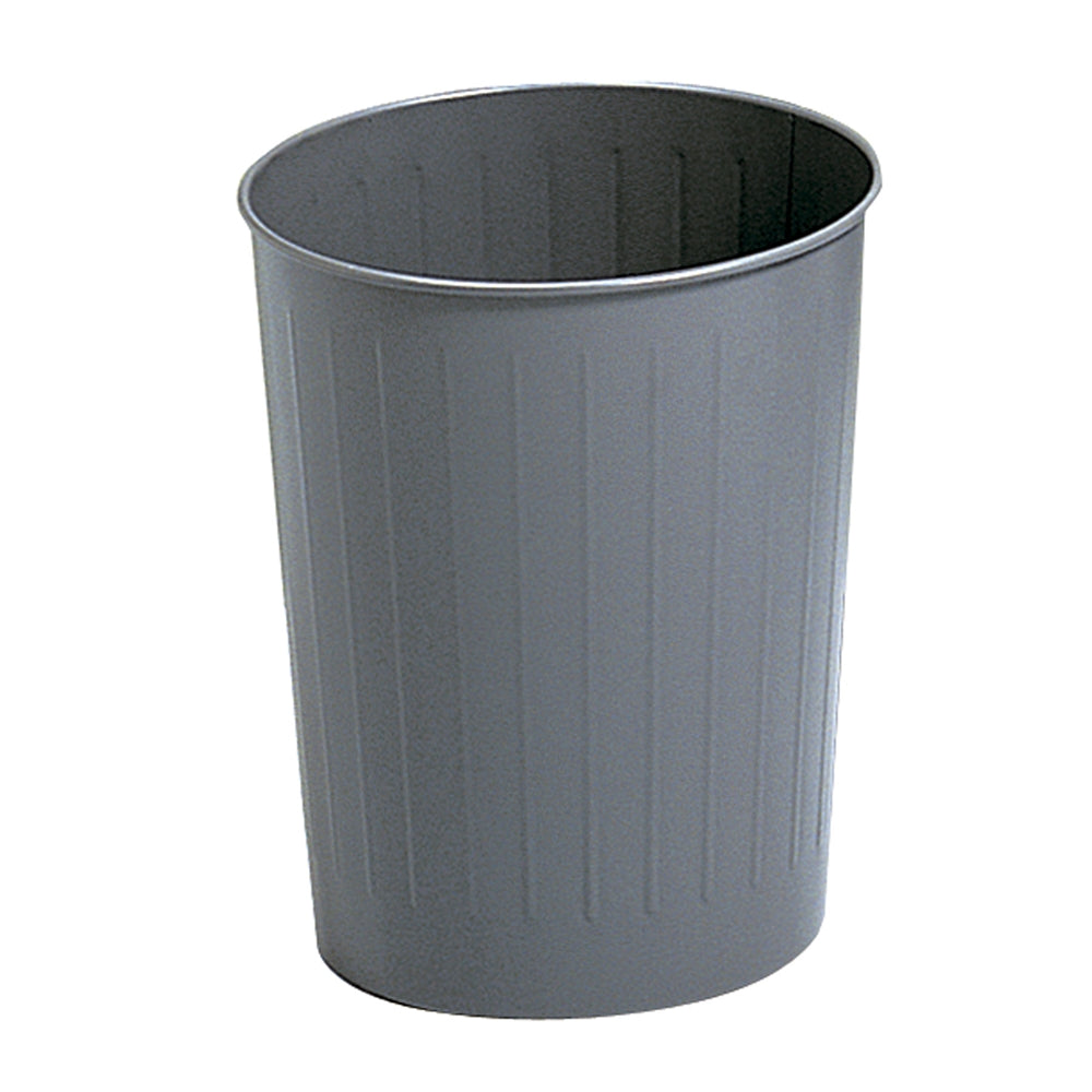 Round Wastebasket, 23-1/2 Qt. (Qty. 6) Charcoal