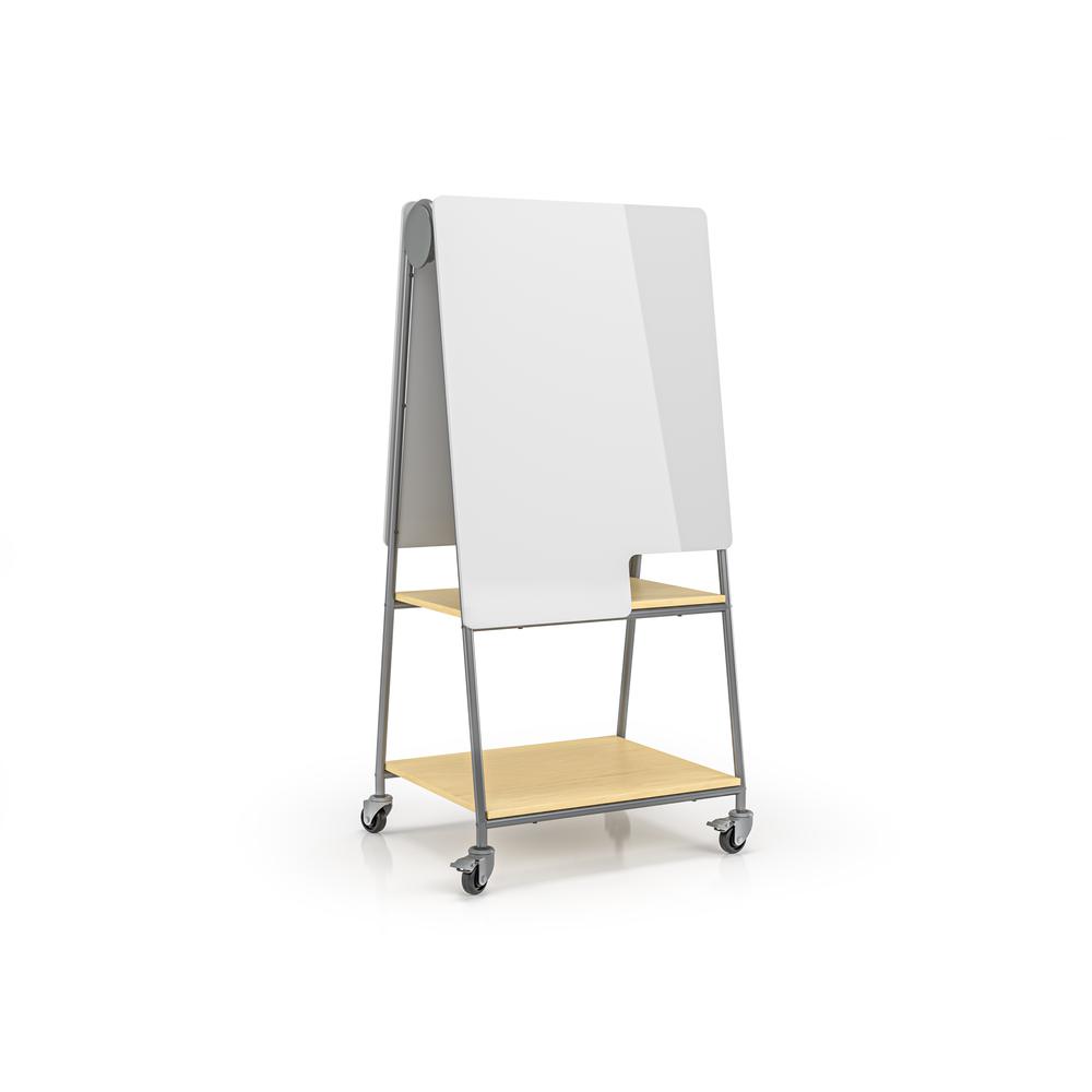 Learn 30”x 64” Mobile Whiteboard - Gray