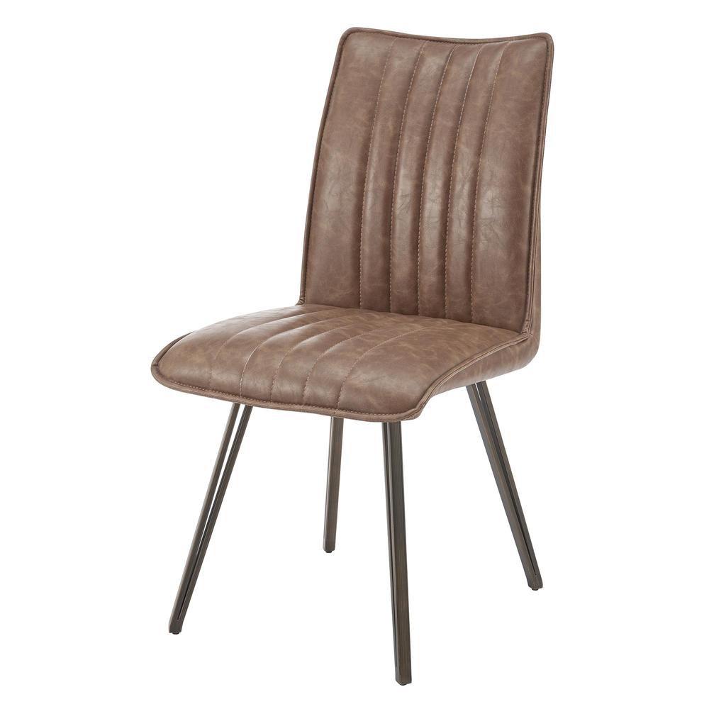 Reino PU Dining Side Chair, (Set of 2)