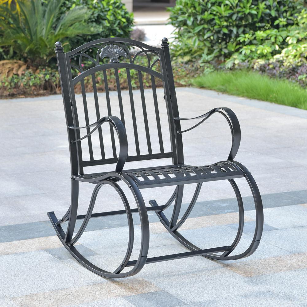 Segovia Iron Rocking Chair