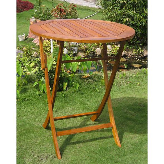 Royal Tahiti Outdoor 36" Bar Height Round Folding Table