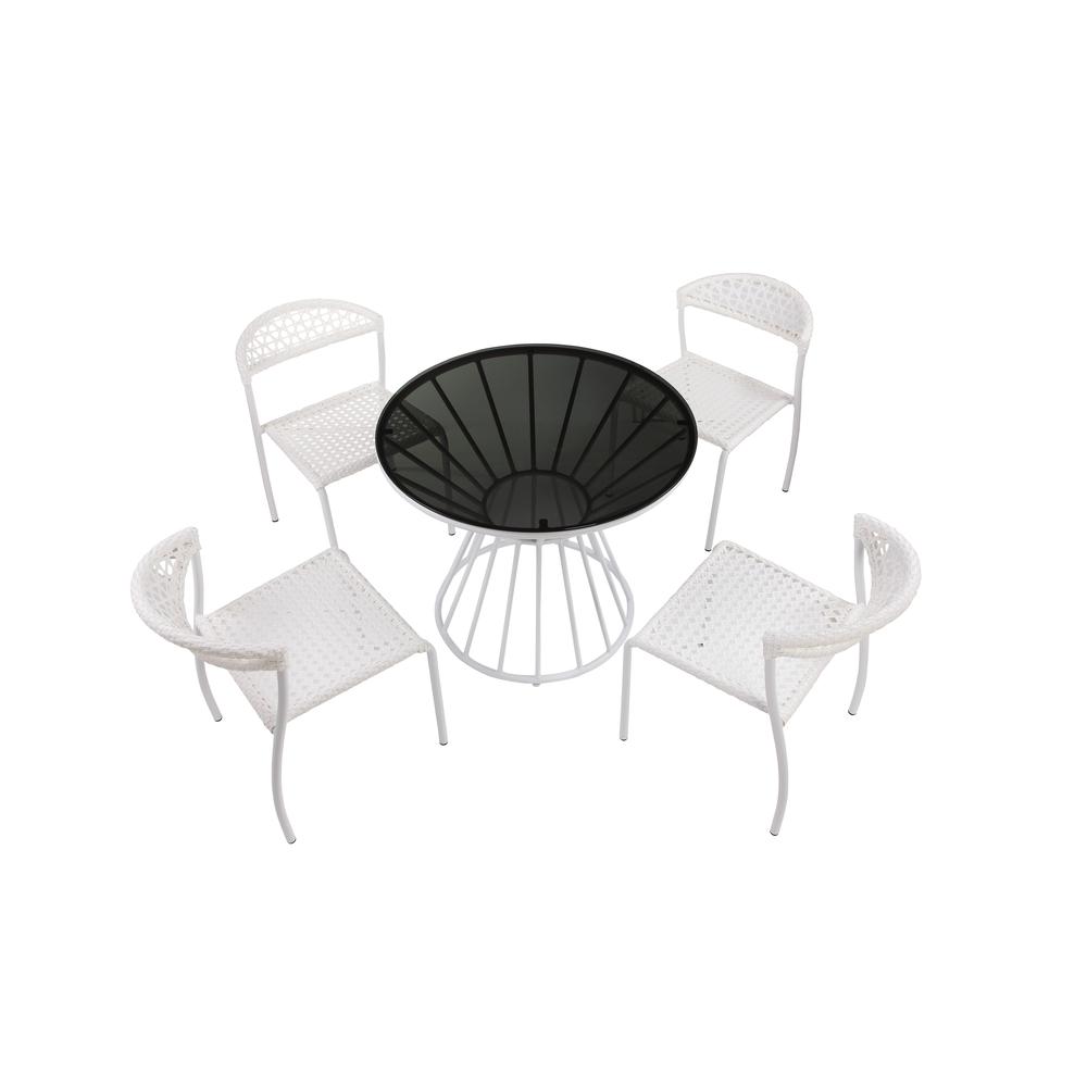 Rose 5 Piece Dining Set