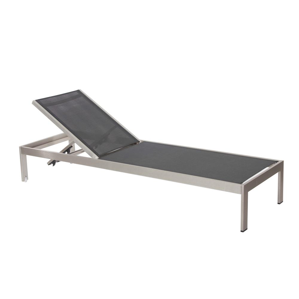 Sally Lounger, Brushed Black