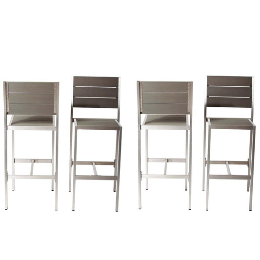 Set Of 4  Betty Bar Stools, Grey