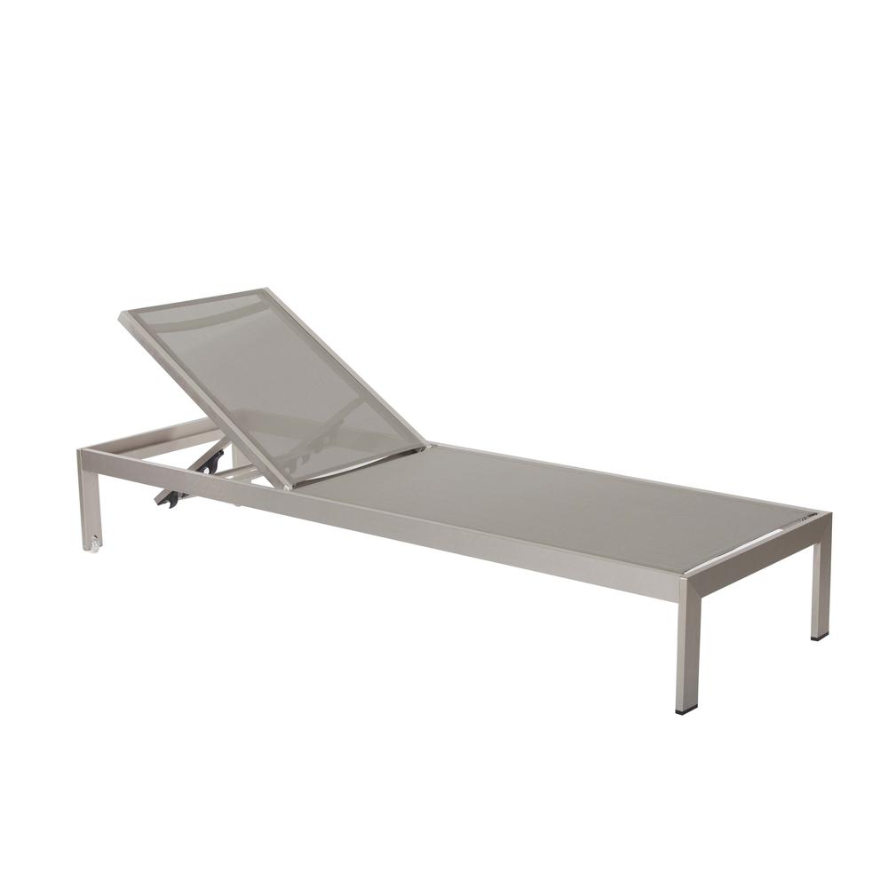 Sally Lounger, Brushed Grey