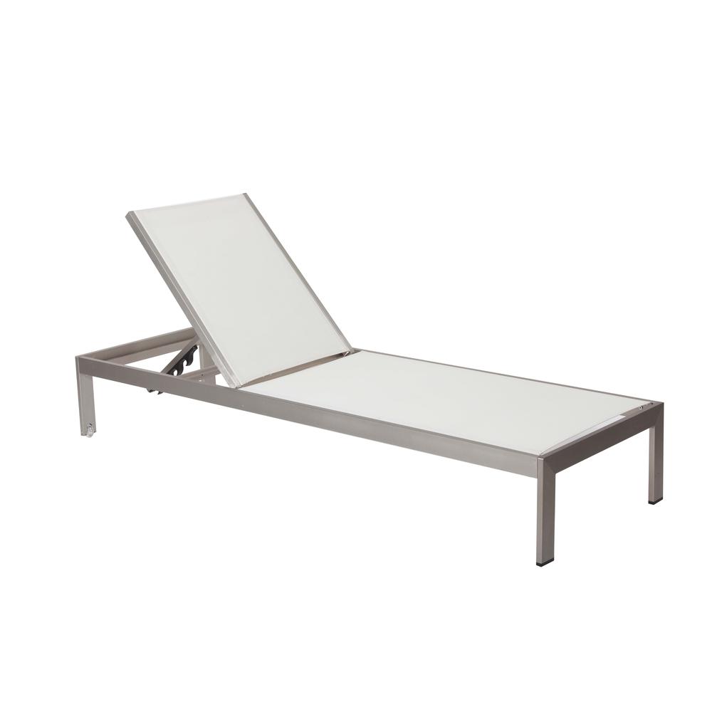 Sally Lounger, Brushed White