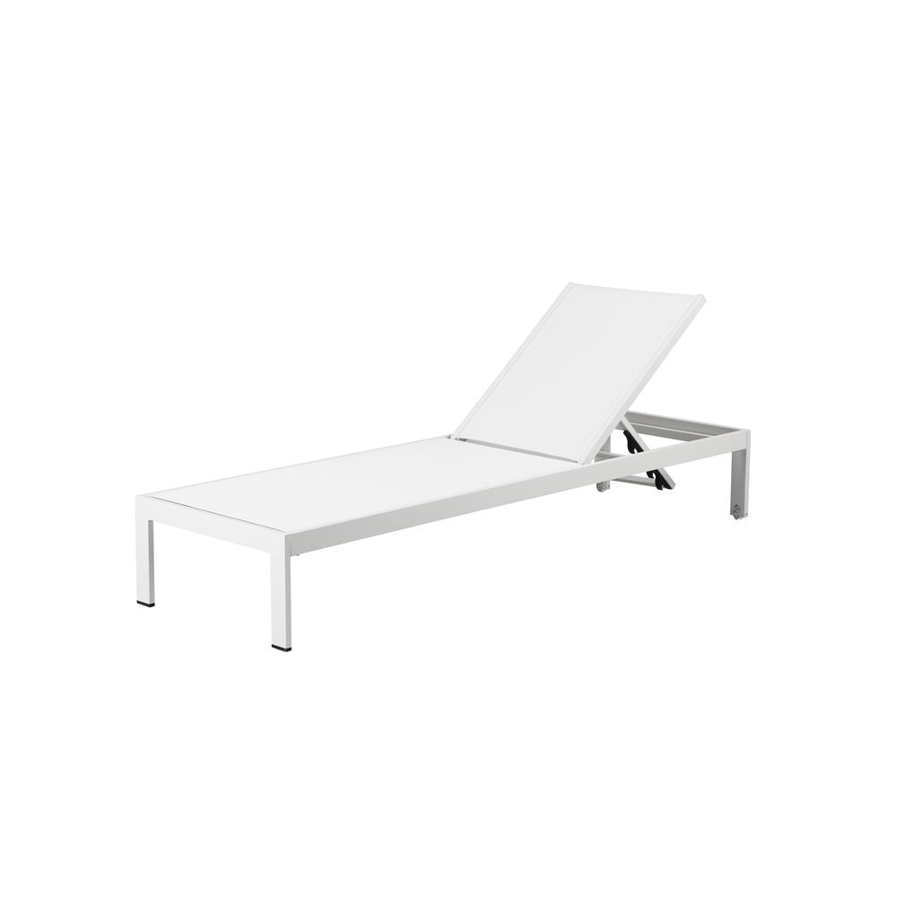 Sally Lounger, White & White