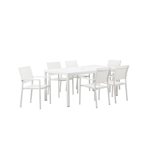 Chester 15 Piece Set, White & White