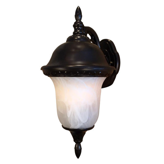 Glenn Aire F-3991-ORB-AB Large Top Mount Light with Alabaster Glass