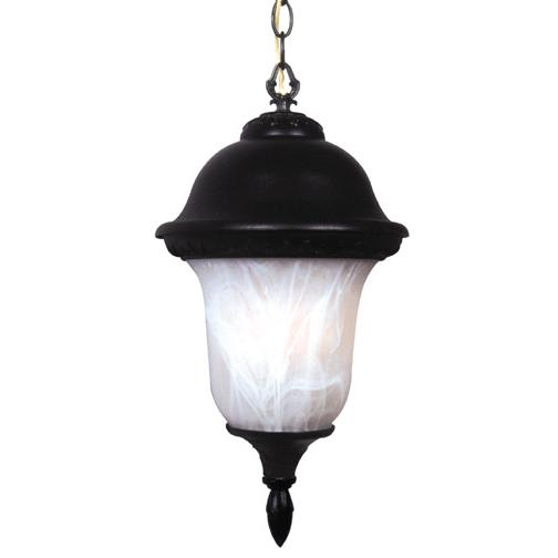 Glenn Aire Large Chain Pendent Light with Alabaster Glass