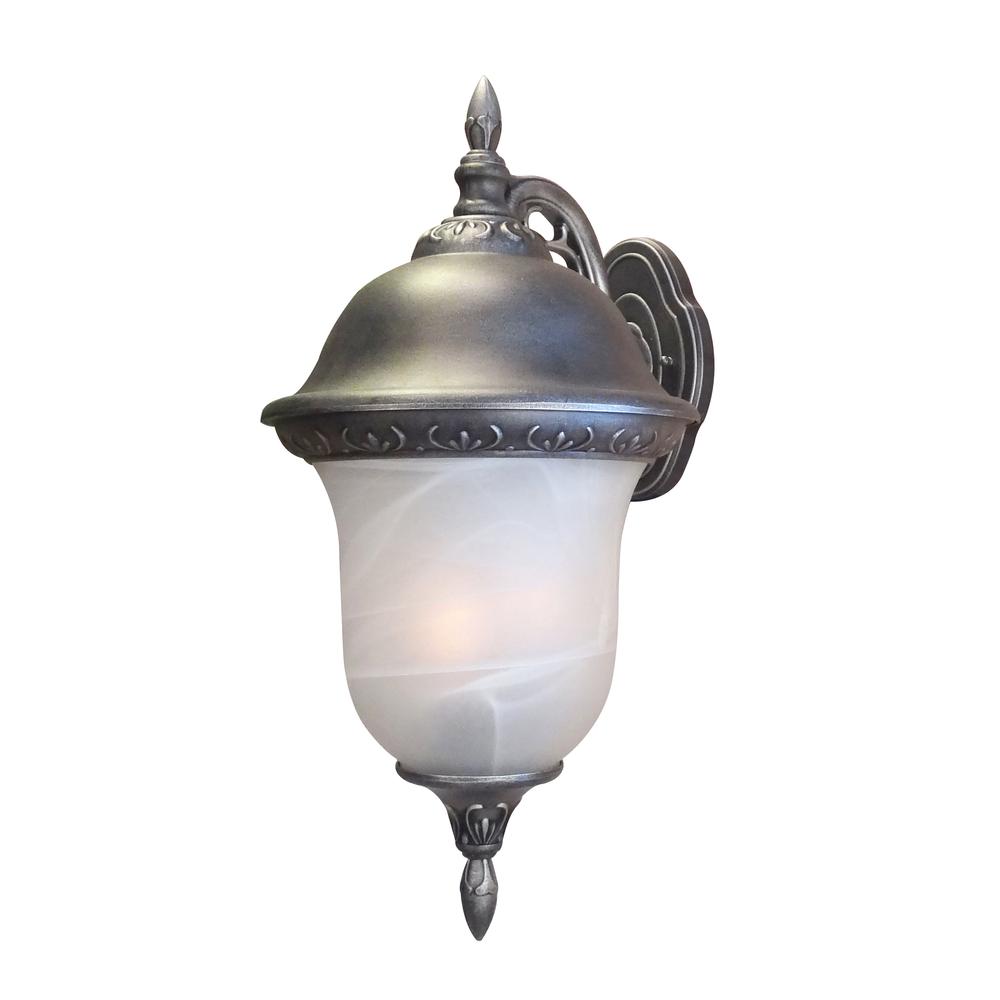 Glenn Aire F-3991-SW-AB Large Top Mount Light with Alabaster Glass