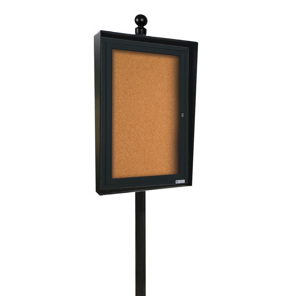 Single Message Board with Cork Board