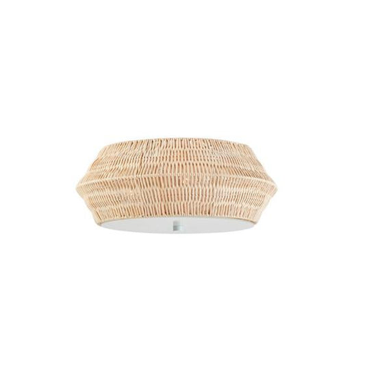 Flush Mount Natural 15.75x15.75x6"