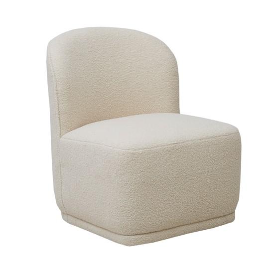 Monarch Swivel Chair Ivory 26.25"W x 29.5"D x 31.5"H