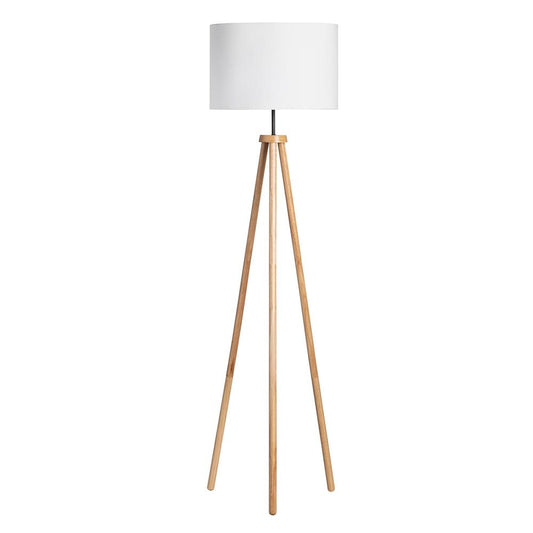 Nahla Wood Tripod Floor Lamp