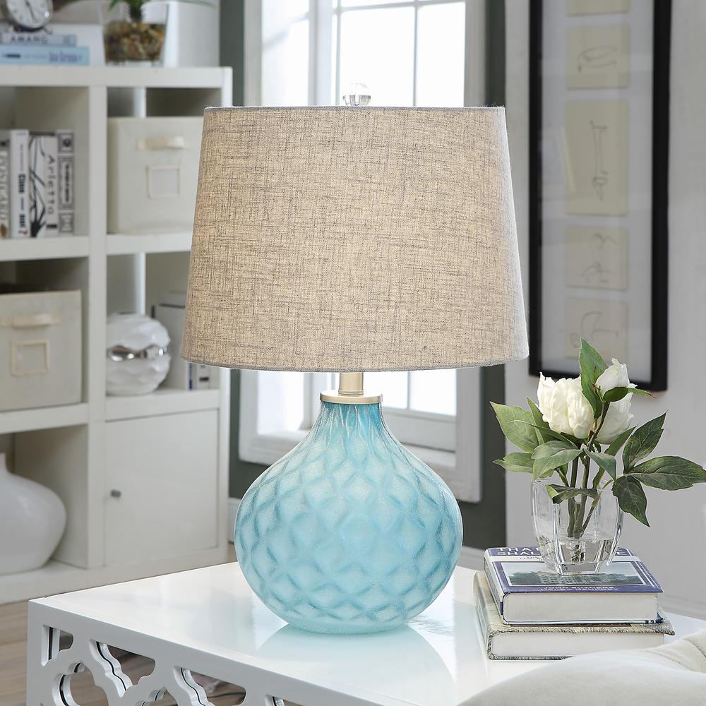 Crestview Collection 22" TH Glass Table Lamp