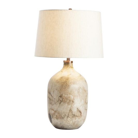 Crestview Collection Chambers Bronze Hued Glass Table Lamp