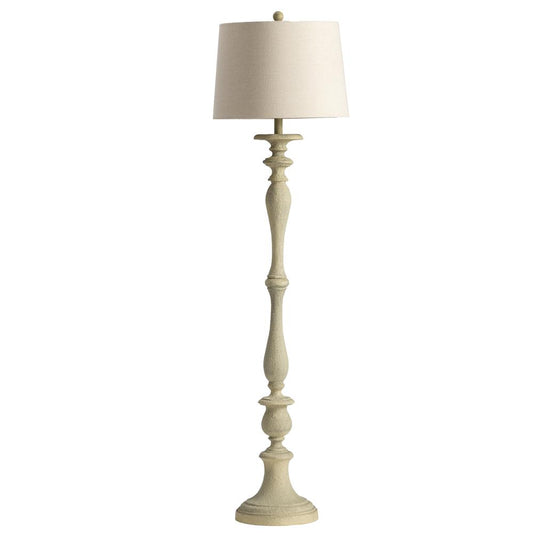 Crestview Collection Kelsey 60 Inch Resin Column Distressed Floor Lamp