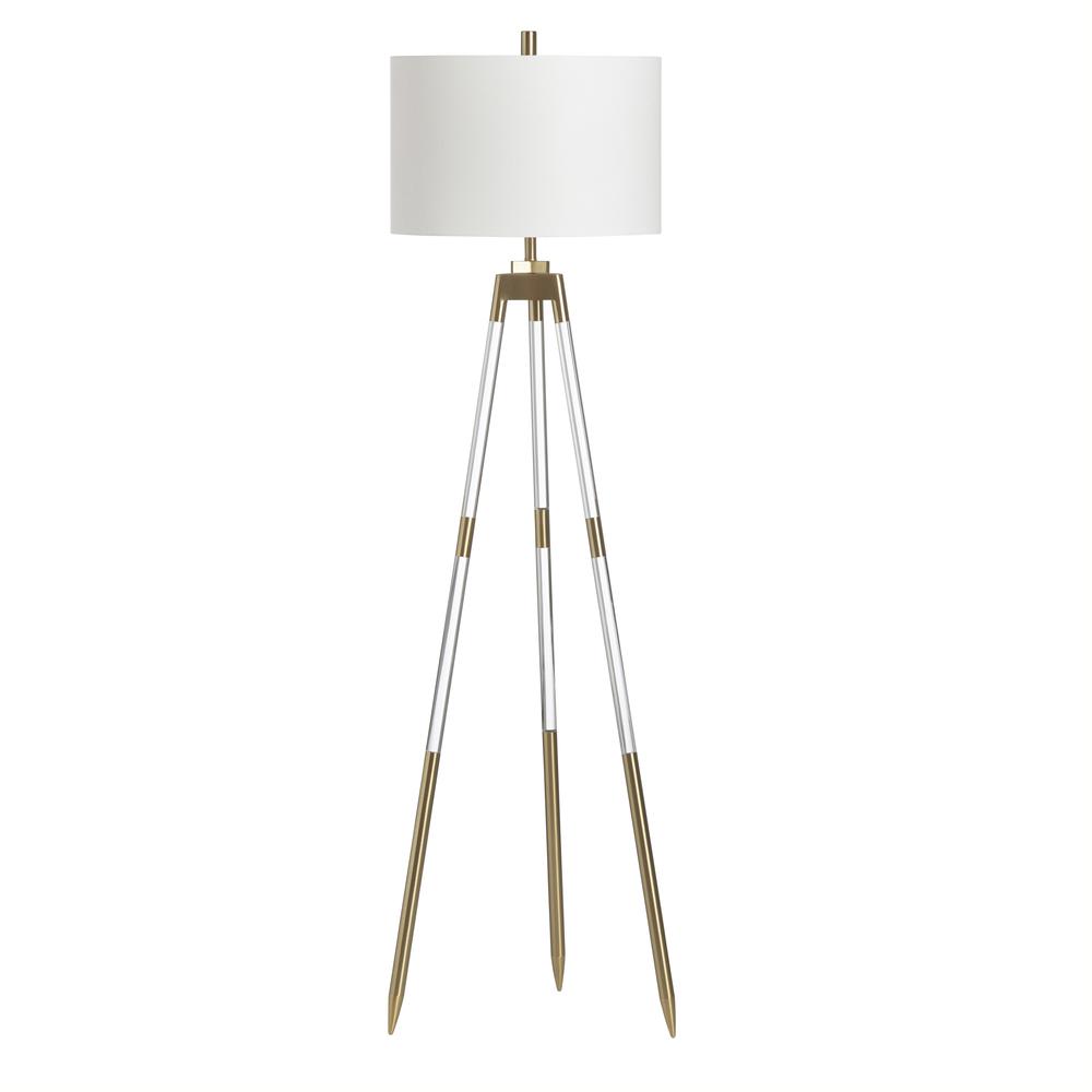 Kondo Clear Acrlyic Tripod Floor Lamp