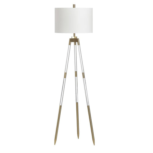 Kondo Clear Acrlyic Tripod Floor Lamp