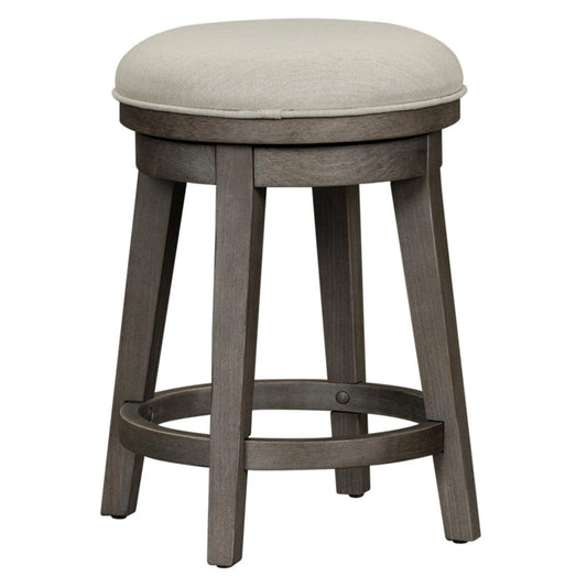 Console Swivel Stool Farmhouse Grey