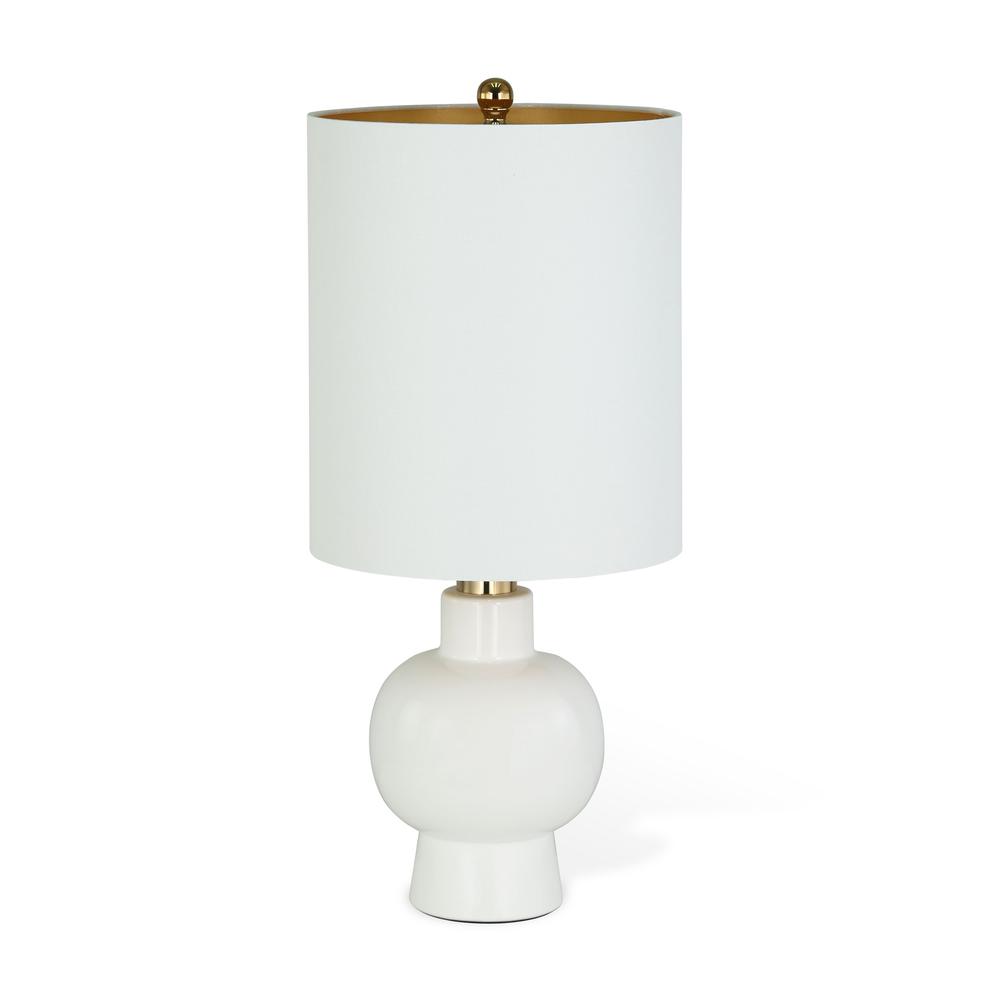 Malani 27" White Ceramic Table Lamp