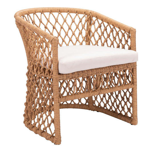 Darce Accent Chair Beige & Natural