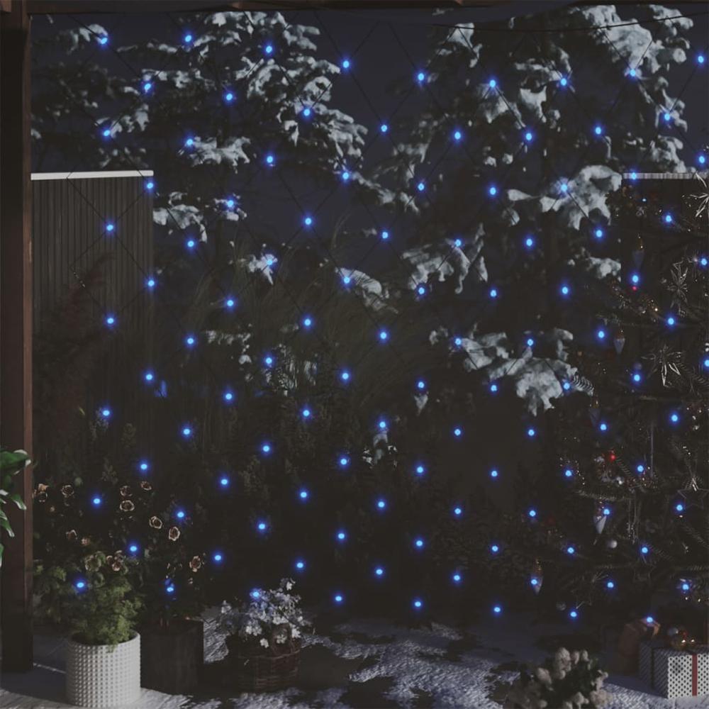 vidaXL Christmas Net Light Blue 9.8'x6.6' 204 LED Indoor Outdoor, 328775