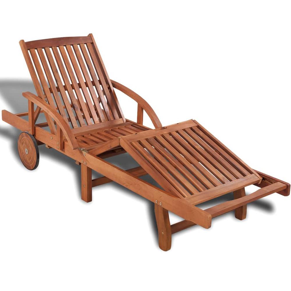 vidaXL Sun Lounger Solid Acacia Wood, 42592