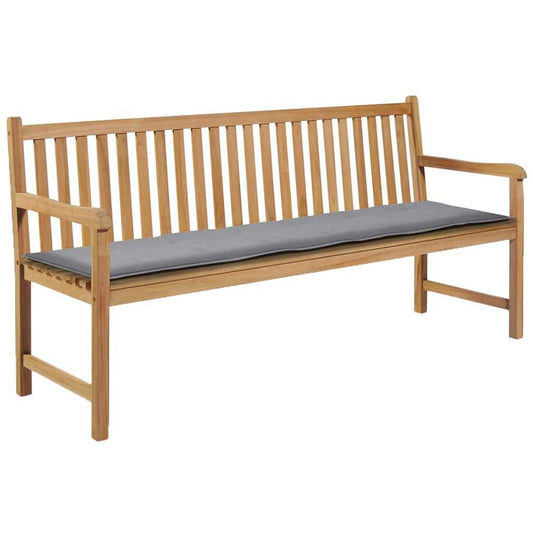 vidaXL Garden Bench Cushion Gray 70.9"x19.7"x1.18", 43196