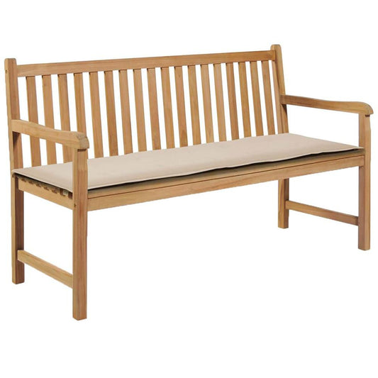 vidaXL Garden Bench Cushion Cream 59"x19.7"x1.18" , 43199