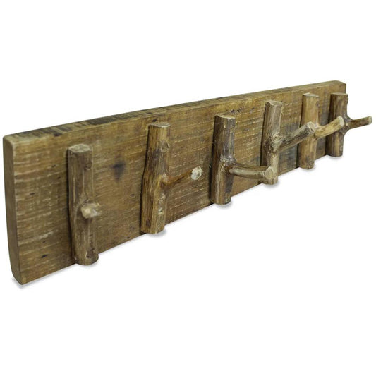 vidaXL Coat Rack Solid Reclaimed Wood 23.6"x5.9", 244501