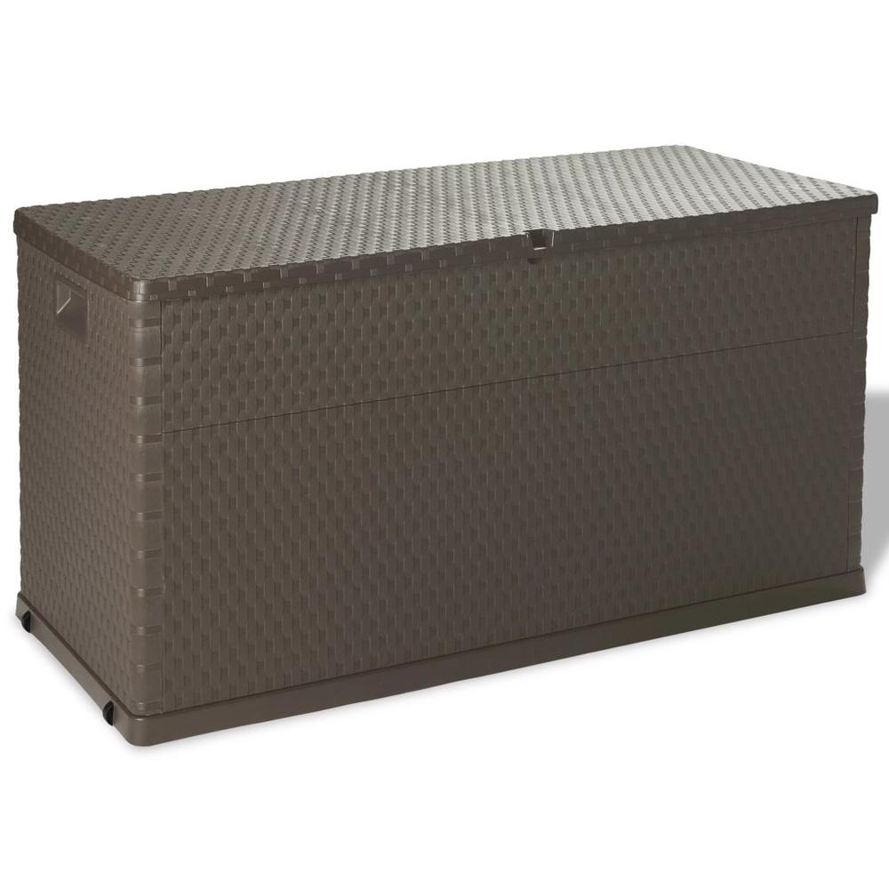 vidaXL Garden Storage Box Brown 47.2"x22"x24.8", 43710