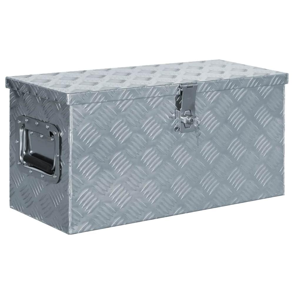 vidaXL Aluminum Box 21.2"x10.4"x11.8" Silver, 142936