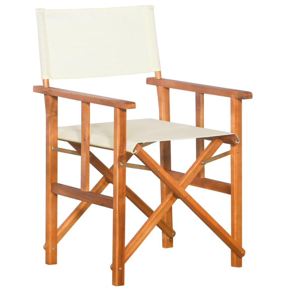 vidaXL Director's Chair Solid Acacia Wood 5596