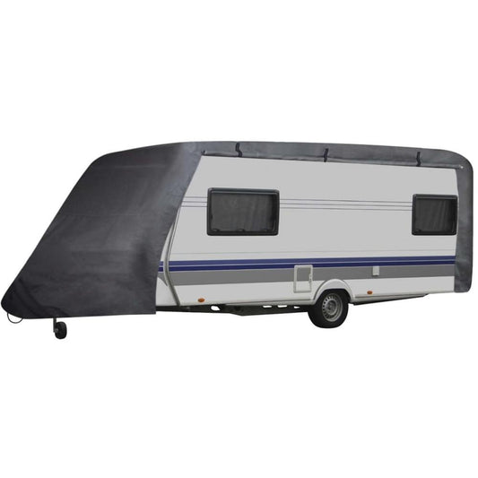 vidaXL Caravan Cover Gray S, 210093